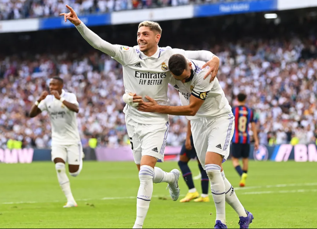 El Clasico thriller by Federico Valverde 